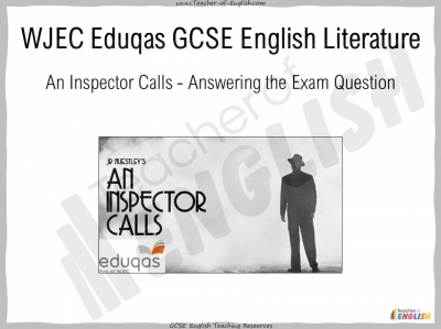 Eduqas GCSE English Literature Exam Preparation - An Inspector Calls